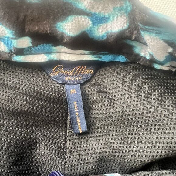 Men’s Good Man Brand Swim Trunks Size M Blue Black NWT - Picture 5 of 5